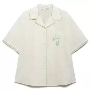 [롯데백화점]나이스클랍 자수 포인트 반소매 셔츠 N252MWB528