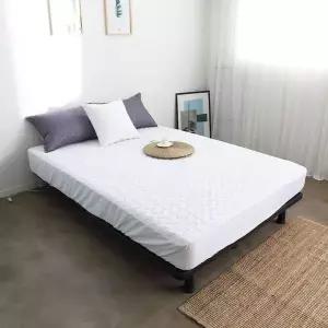 TBZ J리빙 세미마이크로 누빔 매트리스커버 Q화이트