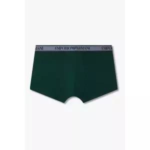 엠포리오 아르마니 EMPORIO ARMANI UNDERWEAR 남성 라인 보더 밴딩 코튼 드로즈_그린 0815312310 250705288
