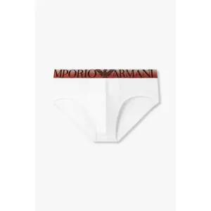 엠포리오 아르마니 EMPORIO ARMANI UNDERWEAR 남성 그라데이션 밴딩 코튼 브리프 _화이트 0815111016 25020
