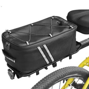 ANMEILU 자전거 트렁크 가방 7L 후면 방수 레인 커버가있는 랙 사이클링 Bikepacking