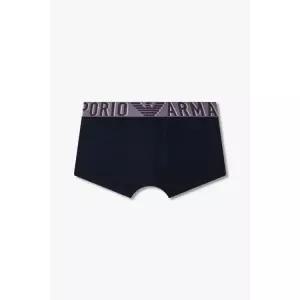 엠포리오 아르마니 EMPORIO ARMANI UNDERWEAR 남성 볼드 로고 밴딩 코튼 드로즈 _다크 블루 0815112008 250