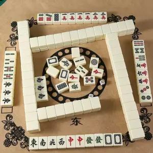 투명 마작패 세트 인쇄 상자 케이스 아크릴