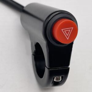 [호환품]바이크 오토바이 스위치 위험 전등 버튼 전기 자동차 이중 플래시 경고 비상 램프 신호  부품