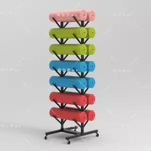 요가매트정리함 운동기구 보관함 철제선반 요가학원