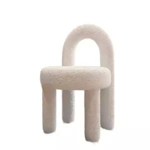 화장대의자 스툴 체어 공주 화이트 의자 등받이 메이크업 리본