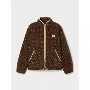 후아유 여성 Dot Pattern Fleece Jacket WHMZG1198F 314504