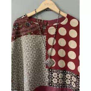 손오반 여자 면 여름 빈티지 데일리룩 셔츠 루즈핏롱 린넨 라운드 가오리핏 빅사이즈 KUK2