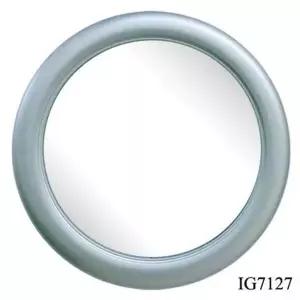 원형 인테리어 벽거울 32센치 실버 컬러 벽걸이 거울