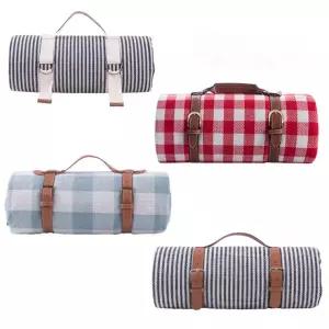 대형 가죽 끈 방수 돗자리 2가지색 2x2m