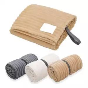 모던 골지 무릎 담요 차량용 사무실 캠핑 이불 대형 L