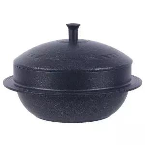 22cm 세라믹 냄비 주방용품 인덕션 사용 가능 찜 요리용 냄비