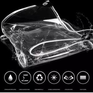 투명 pvc 방수포 식물 발코니 다용도 방풍 대형