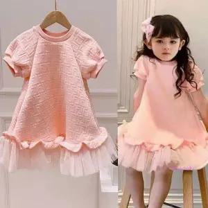 여아 아동 공주 원피스 반팔 실내복 어린이집 핑크 등원복 유치원 유아 키즈ghi937