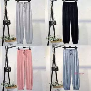 여자 주름 고쟁이 바지 컬러 배기ghi824