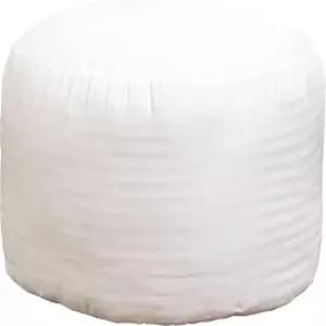 아수프루이 오스만 푸프 필러 풋 스툴 20x12 인치 바닥 스터핑 삽입 원형 시트 채우기 빈백 의자