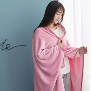 핑크 색상 학생용 극세사 캠핑 무릎 담요 망토 차량용