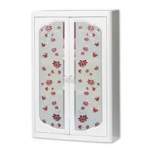 TBZ 욕실정리 3단 아이보리플라워 수납장(대형) 선반장