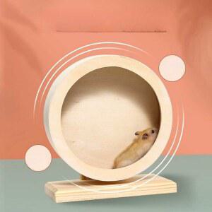 햄스터쳇바퀴 저소음 드워프 쥐와 브리지 플라스틱 애완 로디펫마라톤휠 금속