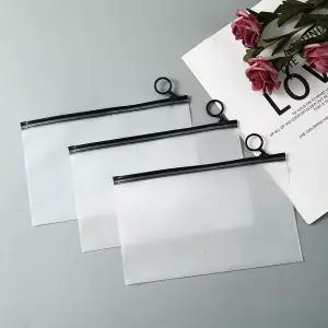 미니 파우치 지퍼백 고리 포함 편리한 수납용품 지퍼백파우치