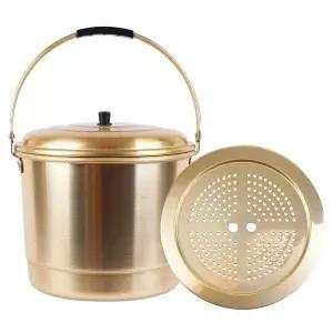 양은 대형 통 20리터 스테인리스 찜기 곰국용 황들통