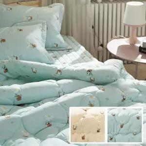 TBZ 곰돌이 소프트마이크로 이불베개세트SS 피치