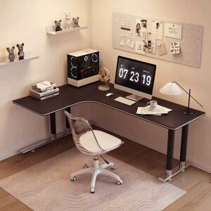 L자형 코너 모서리 책상 데스크 공간활용 사무실