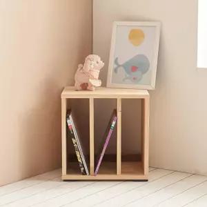 북유럽 인테리어 원목 미니 책꽂이 협탁 홈데코 침대옆테이블 선반장 디자인가구