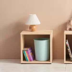 믹스매치 정리정돈 오픈형 우드 협탁 큐브 수납장 집꾸미기 분위기전환 침대선반