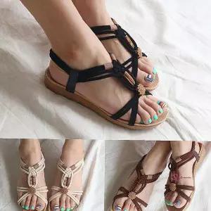 여성 끈 비즈 샌들 여자 샌들끈jkl339