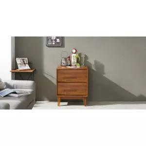 멀바우 원목 2단 틈새 수납 쇼파 협탁 집꾸미기 디자인가구 인테리어 침대옆테이블