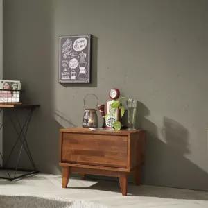 감성가구 멀바우 원목 1단 낮은 거실 협탁 집꾸미기 인테리어 침대선반 사이드테이블