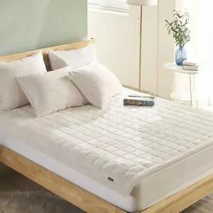 TBZ 블레스 10mm 장모 라셀 극세사 침대패드 SS 아이보리