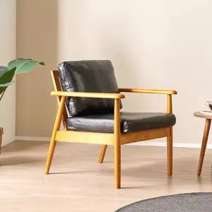 고급스러운 클래식디자인 원목 1인소파 홈스타일링 의자 거실인테리어 모던가구