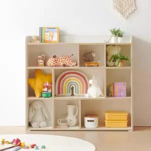 아이방꾸미기 감성가구 3단 와이드 유아책장 1200 어린이도서관 새학기준비 아동센터
