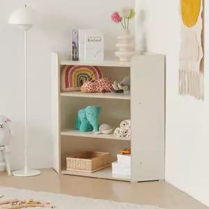 공간인테리어 3단 코너책장 오픈수납장 아동가구 어린이집 학원 새학기준비 책정리