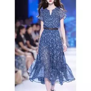 율랑팡 여성 치마 원피스 롱 여름용 차이나 힙업 치파오 펜슬 HO2