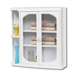 TBZ 좌우겸용 3단선반 반날개형 욕실수납장 욕실장 수건장