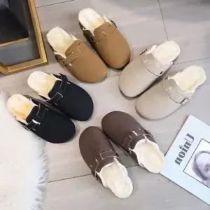 인기상품 심플 베이직 트렌드 겨울 4컬러 여성 털 슬리퍼 [WF8E88B_260403]