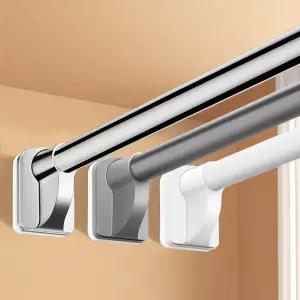 무타공 빨래봉 커튼봉 천장 건조봉 건조대 베란다 압축봉 이불 걸이