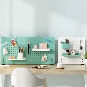 인테리어 멀티타공판 사무실 책상정리선반 철재 타공보드 대형