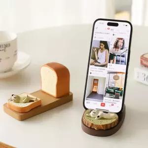 귀여운 핸드폰 거치대 받침대 전시대 휴대폰 스탠드 걸이