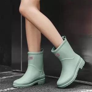 인기상품 여름 여성 패션 논슬립 방수 장화 장마 첼시 레인부츠 [WF9061C_260403]
