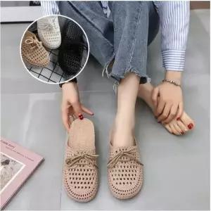 인기상품 귀욤귀욤 캐주얼 가벼운 여성 리본 뮬 슬리퍼 [WF8E92B_260403]