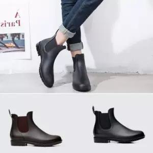 인기상품 앵글부츠 디자인 캐주얼 유니크 여성 미들 레인부츠 [WF8E8EA_260403]