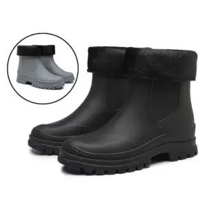 인기상품 높은굽 4계절 시크 코디 탈부착 여성 기모 레인부츠 [WF8E908_260403]