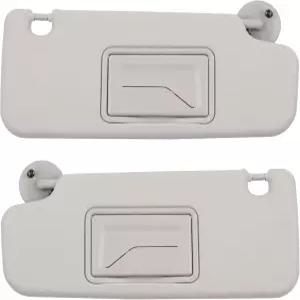 Dasbecan 좌측 운전석 및 우측 조수석 사이드 선바이저 쉐보레 소닉 2012-2020 스파크 2013-2016이