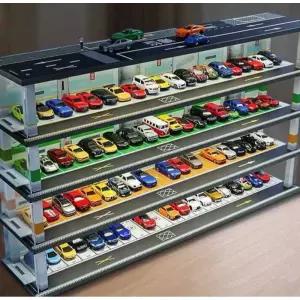 토미카 전시장 아크릴 케이스 4단 투명 미니카 진열장