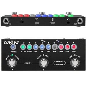 멀티 이펙트 기타 페달 큐브 베이비 지연 코러스 페이저 리버브