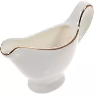 오살라디 세라믹 그레이비 보트 크리머 피처 소스 컵 밀크 저그 도자기 용기 주방 용품 100ML